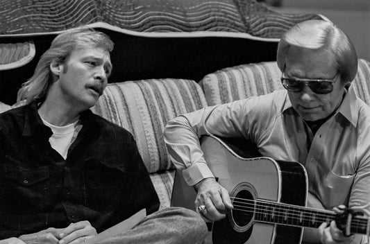 Alan Jackson & George Jones Close Up at Bradleys Barn, Mount Juliet, Tennessee, 1994 - Morrison Hotel Gallery