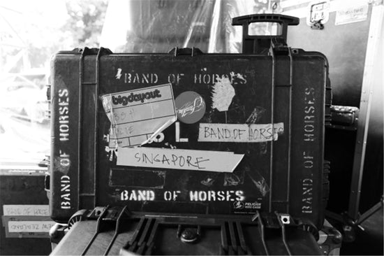 Band Of Horses, Weathered Flight Case