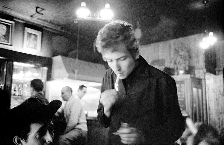 Bob Dylan at the Kettle of Fish Bar, Greenwich Village, NY, 1964 - Morrison Hotel Gallery