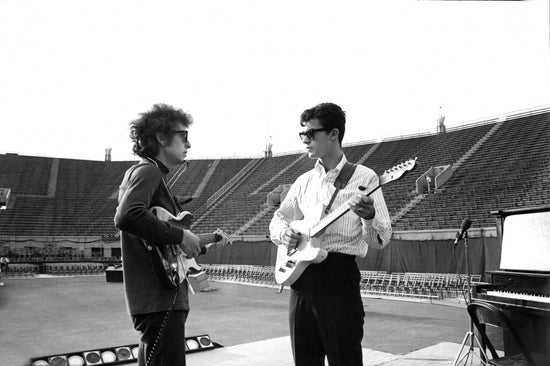 Bob Dylan with Robbie Robertson, Forest Hills Stadium, NYC, 1965 - Morrison Hotel Gallery