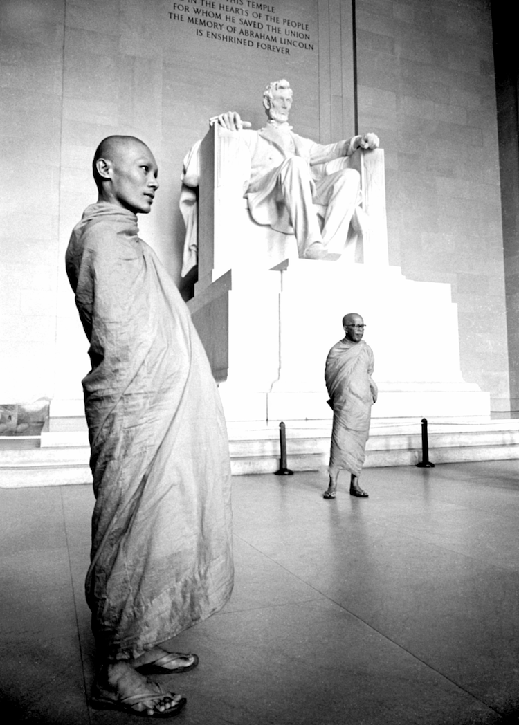 Buddhist Monks, The Lincoln Memorial, Washington DC, 1961 - Morrison Hotel Gallery