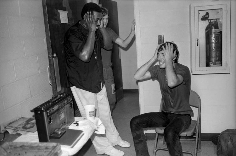 Clarence Clemons and Bruce Springsteen, Backstage, 1978 - Morrison Hotel Gallery