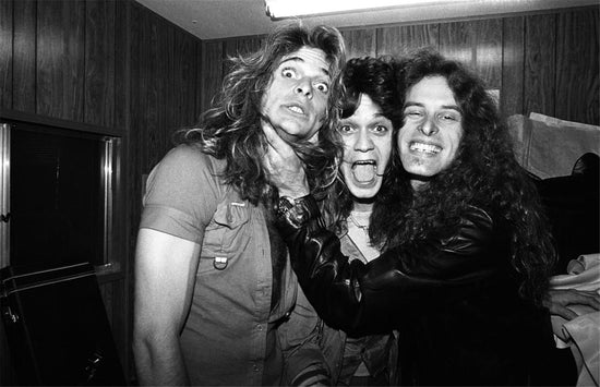 David Lee Roth, Eddie Van Halen and Ted Nugent - Morrison Hotel Gallery