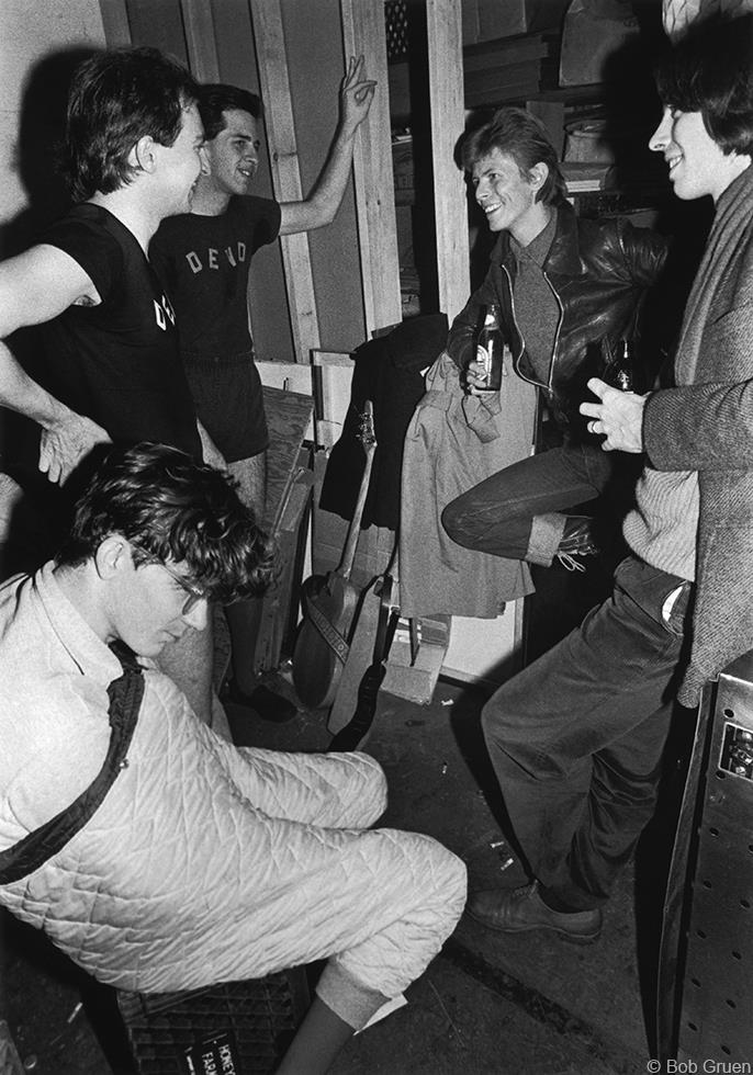 DEVO & David Bowie, NYC, 1977 - Morrison Hotel Gallery