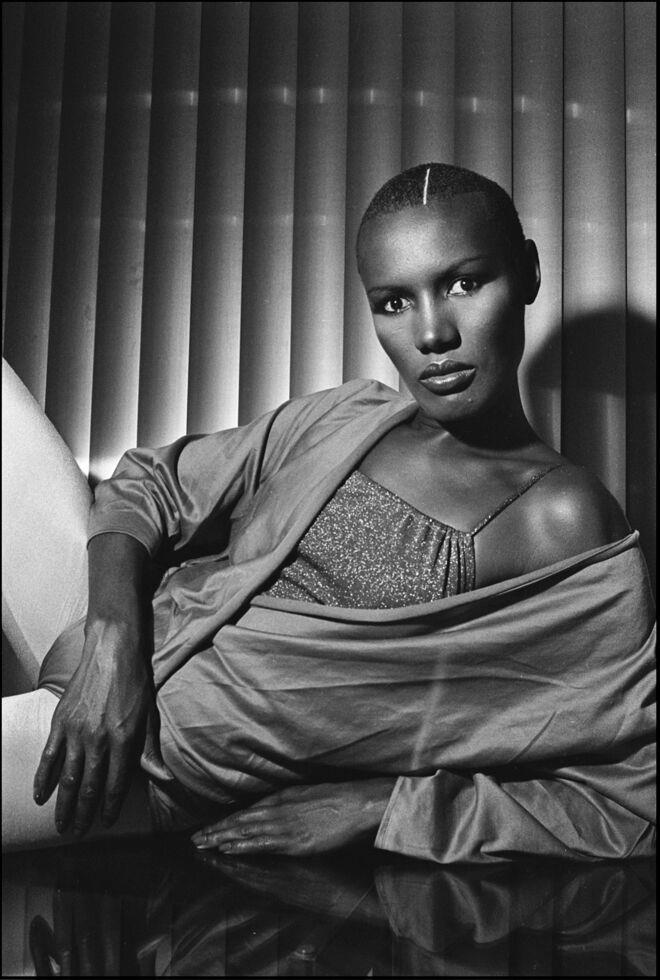 Grace Jones, Studio Pose, September, 1978 - Morrison Hotel Gallery