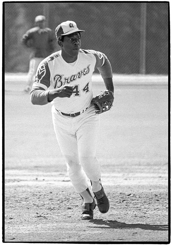 Hank Aaron, Atlanta Braves, Atlanta, GA, 1973 - Morrison Hotel Gallery