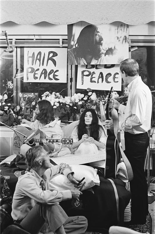 John Lennon, Yoko Ono, Bed-In For Peace, Montreal, Canada 1969 - Morrison Hotel Gallery