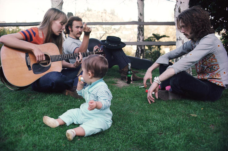 Joni Mitchell, David Crosby, and Eric Clapton, Laurel Canyon, 1968 - Morrison Hotel Gallery