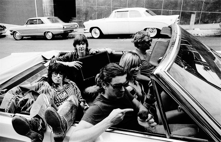 Keith Richards, Anita Pallenberg, Gram Parsons - Morrison Hotel Gallery