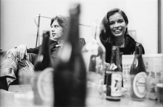 Mick Jagger & Bianca Jagger Backstage with the Rolling Stones, Amsterdam, 1970 - Morrison Hotel Gallery