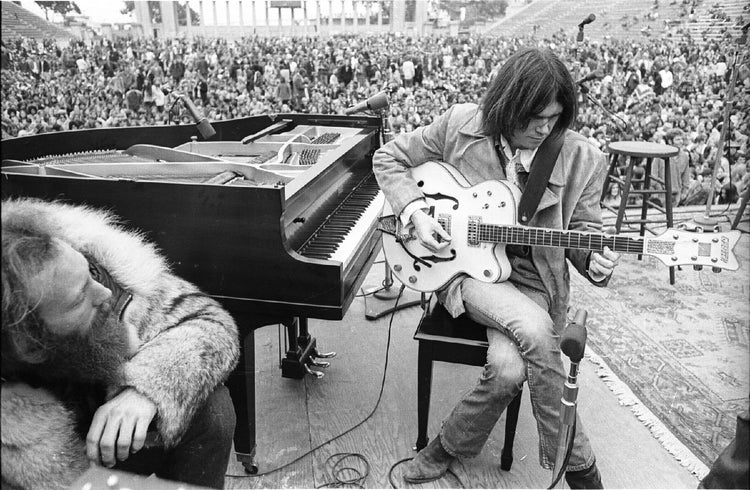 Neil Young, Balboa Stadium, San Diego, CA, 1969 - Morrison Hotel Gallery