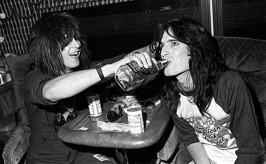 Nikki Sixx & Tommy Lee (tour bus) Motley Crue, Shout at the Devil Tour, 1984 - Morrison Hotel Gallery