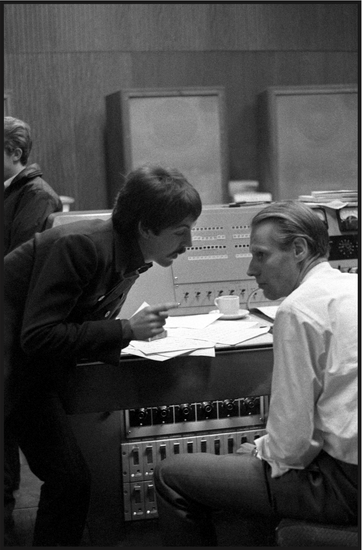 Paul McCartney & George Martin, The Fith Beatle, 1966 - Morrison Hotel Gallery