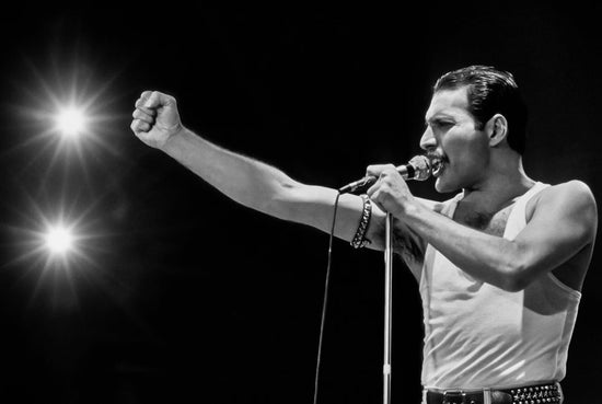 Queen, Freddie Mercury With Fist, 1982 - Morrison Hotel Gallery