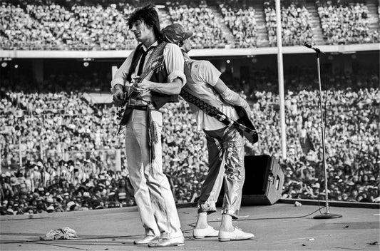 Ron Wood and Mick Jagger Performing - Morrison Hotel Gallery