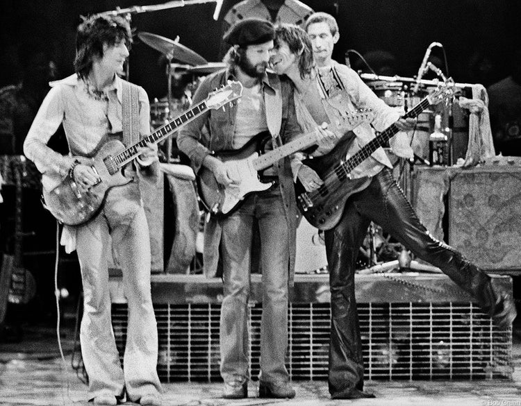 Ron Wood, Eric Clapton, Keith Richards, NYC, 1975 - Morrison Hotel Gallery