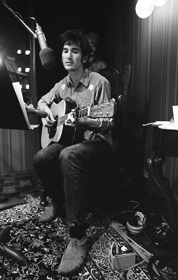 Townes Van Zandt, In the Studio, 1972 - Morrison Hotel Gallery