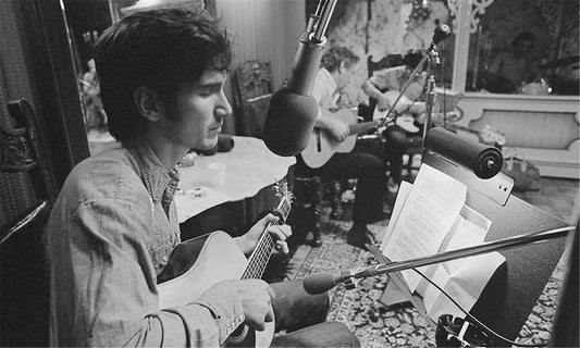 Townes Van Zandt, Recording with Cowboy Jack Clement, 1972 - Morrison Hotel Gallery